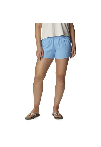 Short Alpine Chill Zero Celeste Mujer Columbia