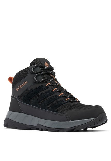 Botín Hombre Strata Trail Mid Wp Negro Columbia