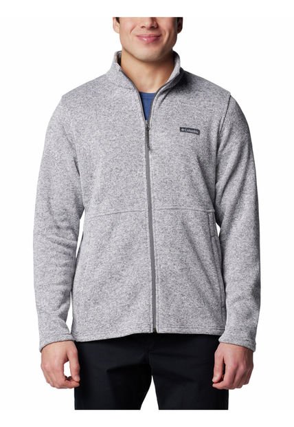 Polar Hombre Alto Pass Full Zip Gris Columbia