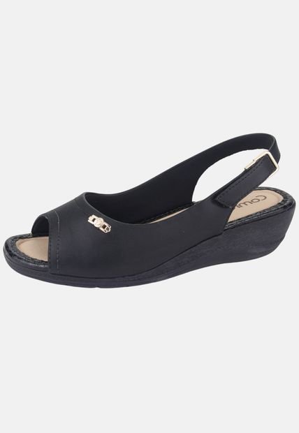 Sandalia 2296402 Casual Negro Comfortflex