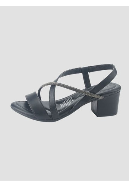 Sandalia 2457404 Casual Negro Comfortflex