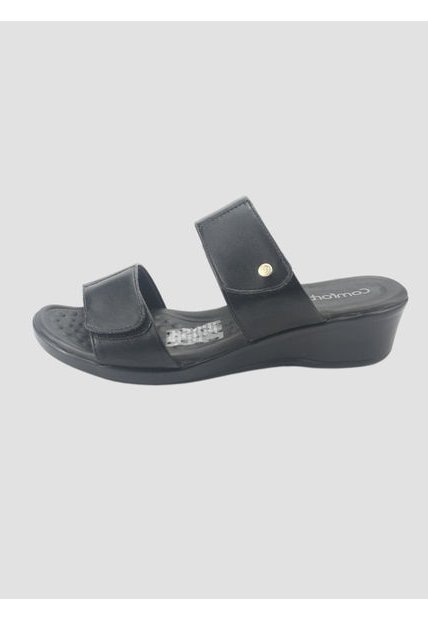 Sandalia 2472402 Casual Negro Comfortflex