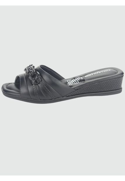 Sandalia 2370401 Casual Negro Comfortflex