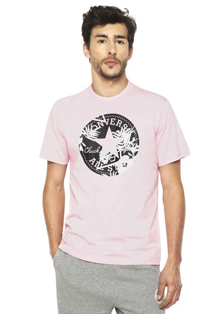 Polera Rosada Converse - Calce Regular