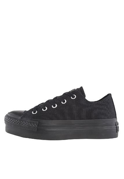 Zapatilla Converse All Star Plataforma Negra Compra Ahora Dafiti Chile