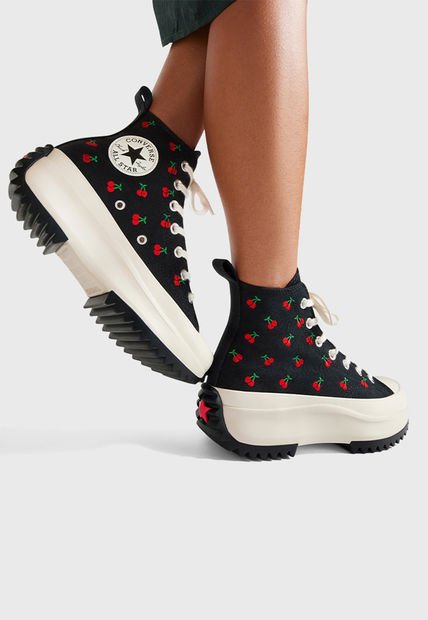 Zapatilla Urbana Mujer Run Star Hike Cherries Negro Converse Compra Ahora Dafiti Chile