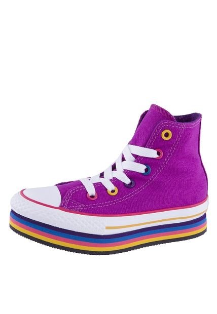 Zapatilla Converse Zipper Platform Violeta