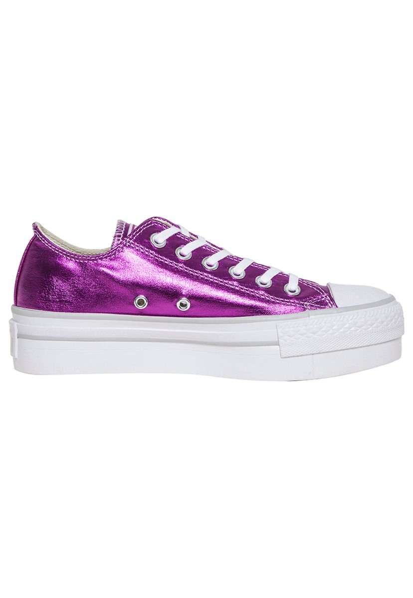 Fashion converse plataforma metalizadas