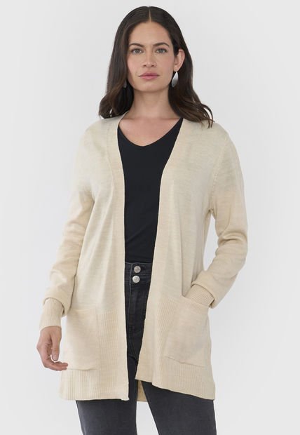 Cárdigan Mujer Beige Corona