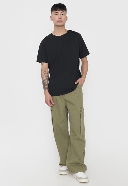 Pantalón Hombre Parachute Verde Corona