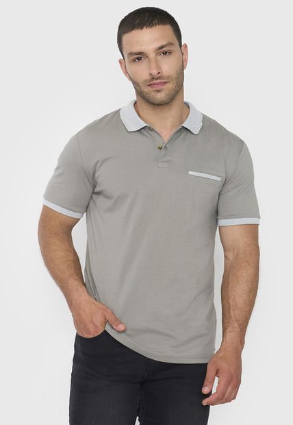 Polera Hombre Preppy Musgo Corona