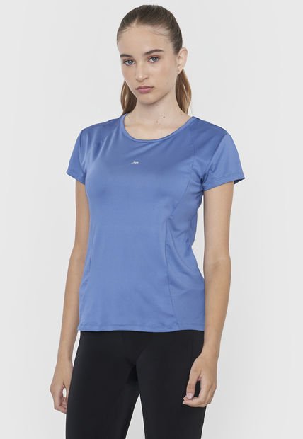 Polera Mujer Deportiva Cortes Azul Oscuro Corona