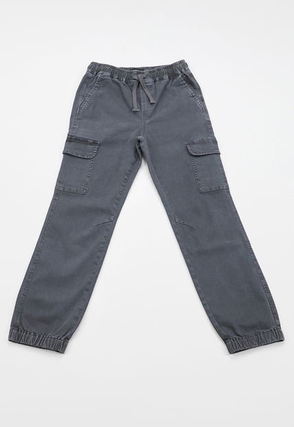 Jeans Niño Teen Cargo Gris Oscuro Corona