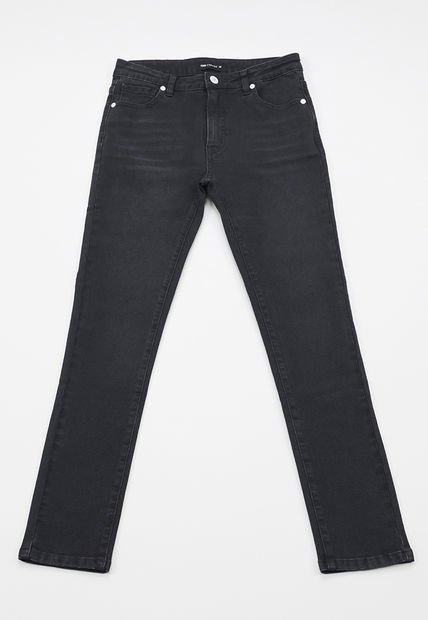 Jeans Niño Teen 5 Bolsillos Negro Corona