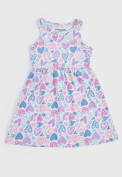 Vestido Niña Kids Skater Gris Corona