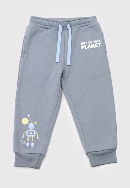 Pantalon De Buzo Bebe Niño Focal Gris Corona