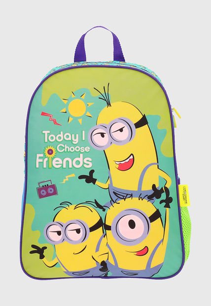 Mochila Minions Verde Corona