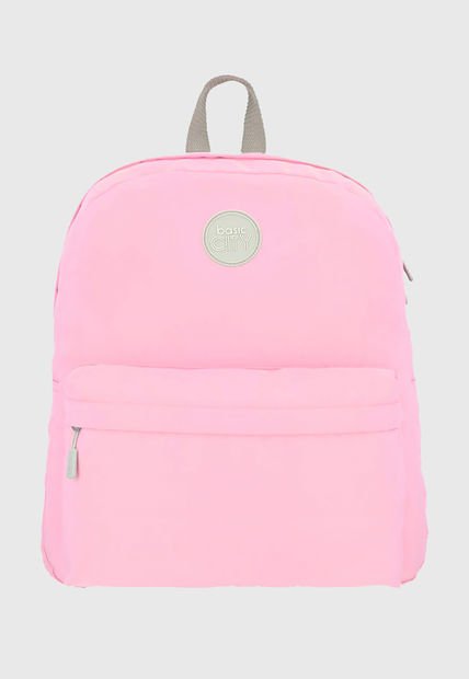 Mochila Juvenil Basic City Rosado Corona