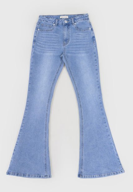 Jeans Niña Teen Flare Azul Claro Corona