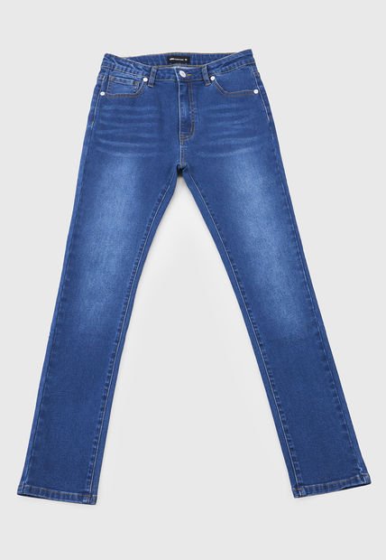 Jeans Niño Teens 5 Bolsillos Azul Oscuro Corona