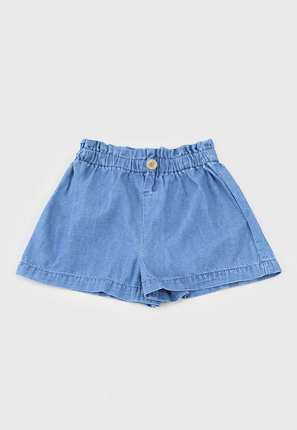 Short Bebe Niña Denim Azul Corona