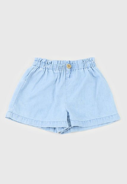 Short Bebe Niña Denim Celeste Corona