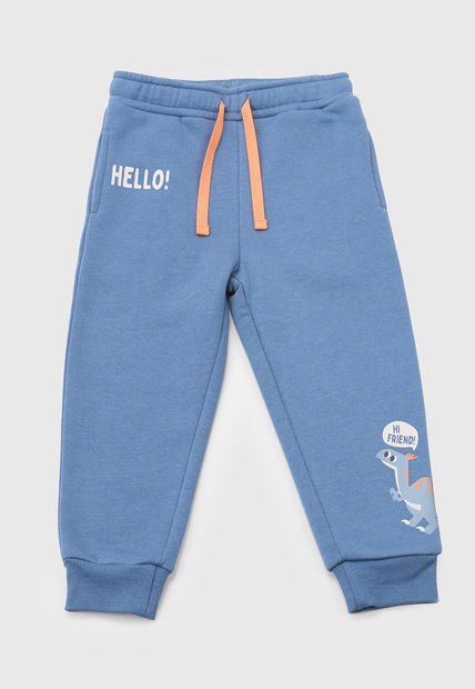 Pantalon De Buzo Bebe Niño Focal Azul Corona