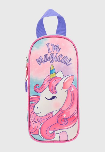 Estuche Keepack Unicornio Rosado Corona