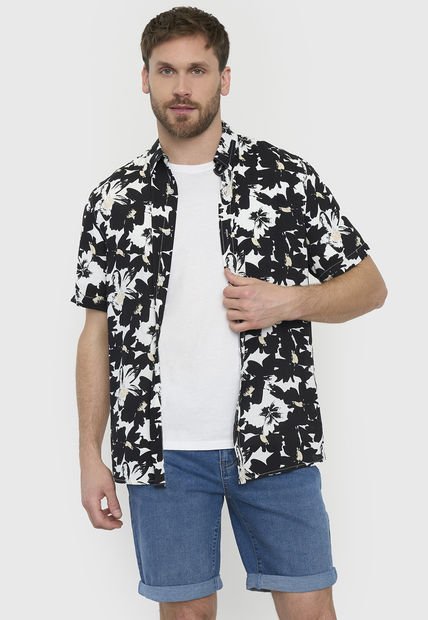 Guayabera Hombre Night Charcoal Corona