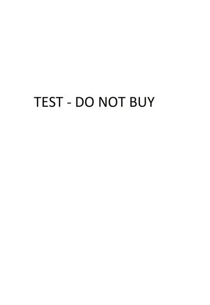 Test - DO NOT BUY