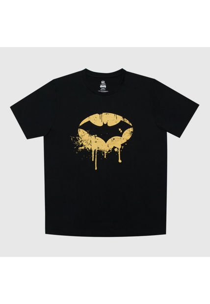 Polera Hombre Batman Señal Urbana Negro DC Comics