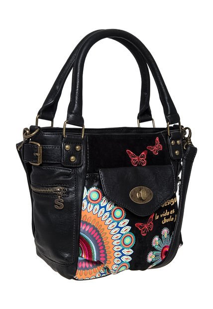 Cartera Negra Desigual Compra Ahora Dafiti Chile