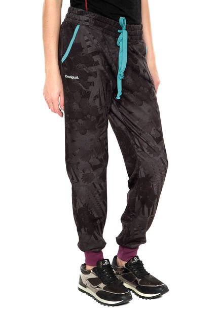 Pantalón de Buzo L Tracksuit Pant A Gris Desigual - Calce Regular