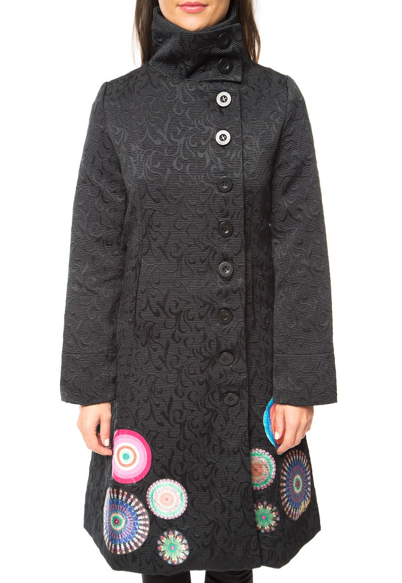 Abrigo Carry Over Negro Desigual Compra Ahora Dafiti Chile