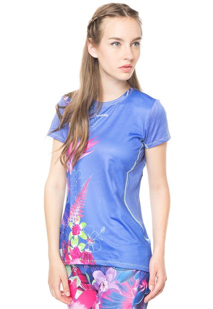 Polera Azul Desigual