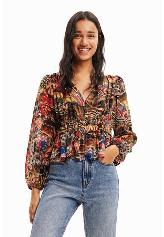 Blusas desigual dafiti sale