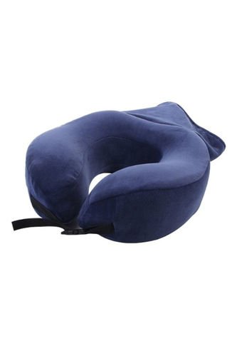 COJIN CERVICAL Y ALMOHADA CON MEMORY FOAM 2 EN 1 AZUL – Discovery Store  Chile