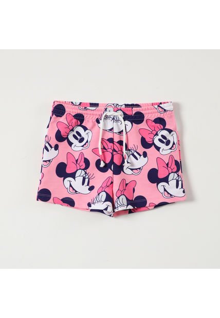 Short Niña Rotativo Minnie Rosado Disney