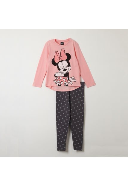 Conjunto Niña Minnie Coquette Rosado Disney