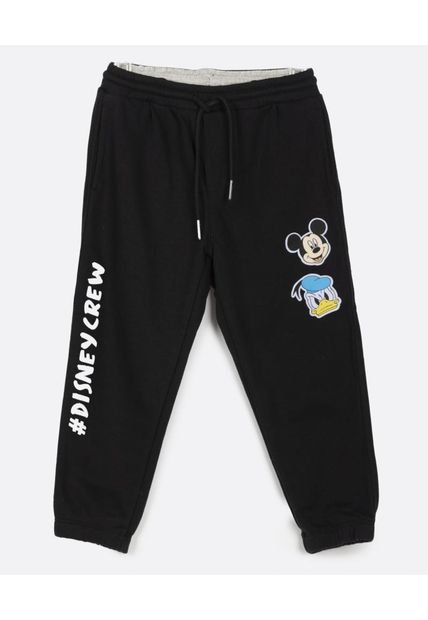 Pantalon De Buzo Niño Mickey Y Donald Negro Disney