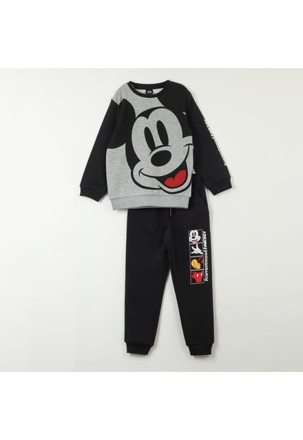 Buzo Niño Mickey Cartoon Gris Disney