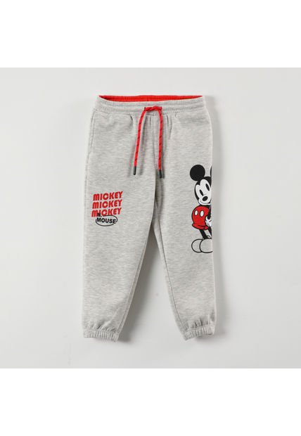 Pantalon De Buzo Niño Mickey Pose Gris Disney