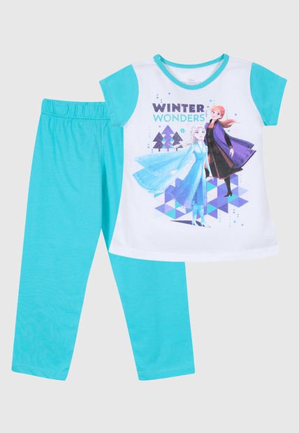 Pijama Niña Frozen Dancing Queens Celeste Disney