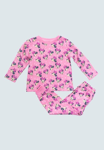 Pijama Niña Minnie Caritas Rosado Disney