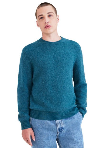 Sweater Hombre Crafted Crewneck Regular Fit Verde Dockers