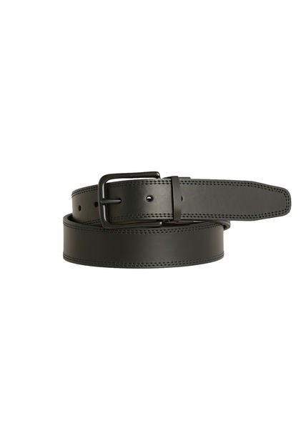 Cinturón Hombre Reversible 100% Cuero Negro Dockers