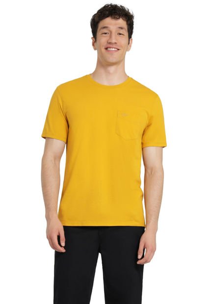 Polera Hombre Pocket Tee Slim Fit Amarillo Dockers