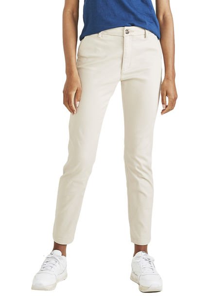 Pantalón Mujer Weekend Chino Skinny Fit Beige Dockers