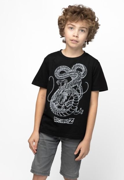 Polera Niño Serpiente Negra Dragon Ball