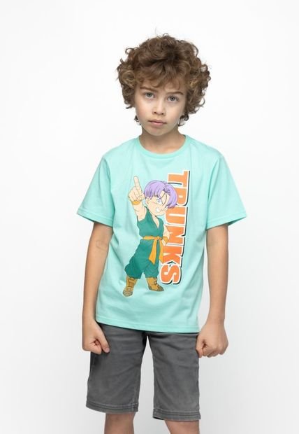 Polera Niño Trunks Verde Dragon Ball